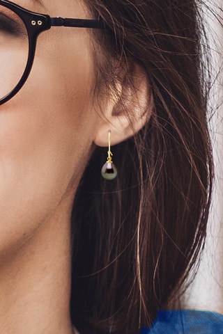 Boucles d'oreilles Or jaune et perles de culture