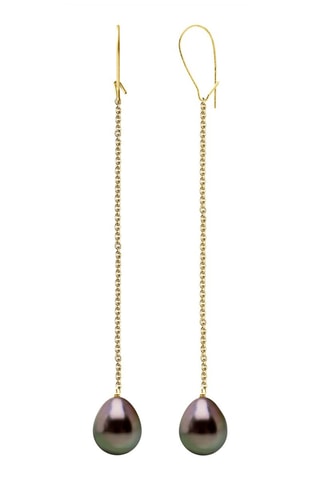 Boucles d'oreilles Or jaune et perles de culture