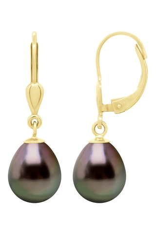 Boucles d'oreilles Or jaune et perles de culture