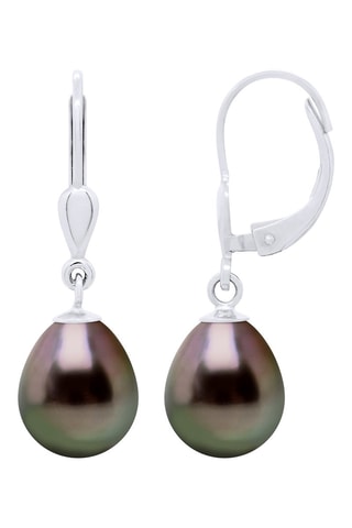 Boucles d'oreilles Or blanc et perles de culture