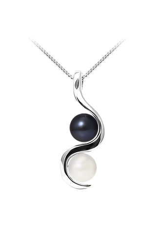 Pendentif - Or blanc et perles de culture d'eau douce