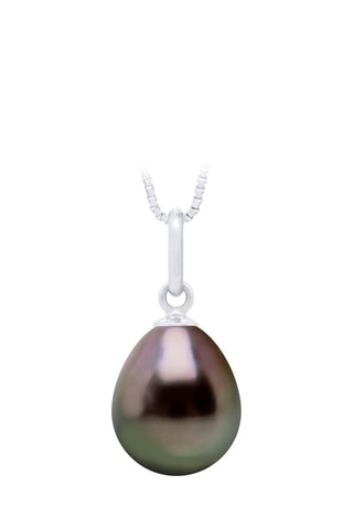 Pendentif Or blanc et perle de culture