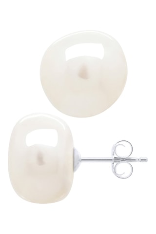 Puces Argent et perles de culture