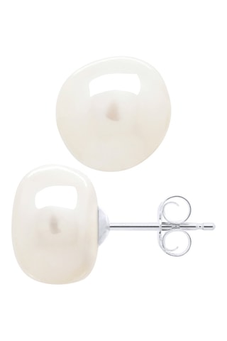 Puces Argent et perles de culture