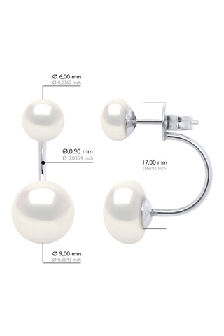 Boucles d'oreilles Argent et perles de culture