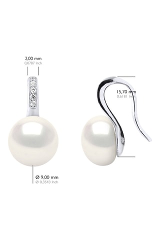 Boucles d'oreilles Argent et perles de culture