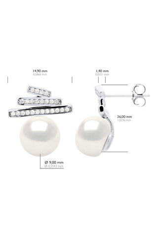 Boucles d'oreilles Argent et perles de culture