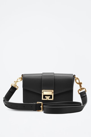 Sac bandoulière en cuir Saint honoré - Noir