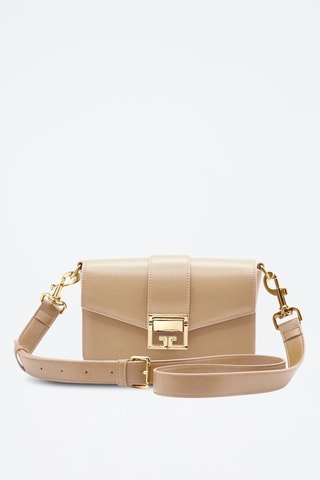 Sac bandoulière en cuir Saint honoré - Beige