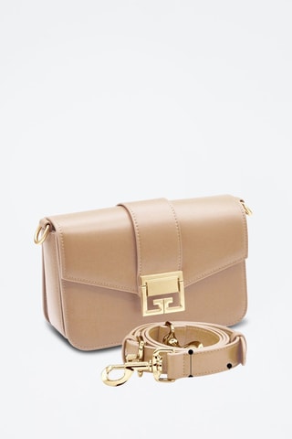 Sac bandoulière en cuir Saint honoré - Beige