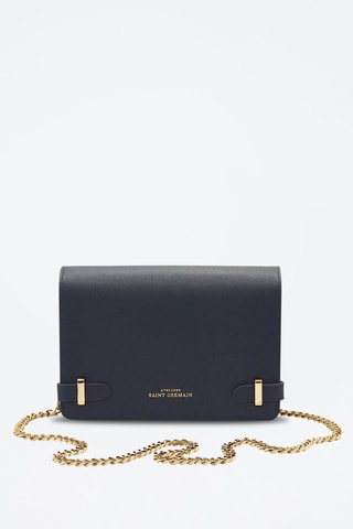 Sac porté épaule en cuir Elysée - Noir