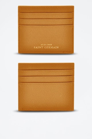 Porte-cartes en cuir vegan ASG - Marron