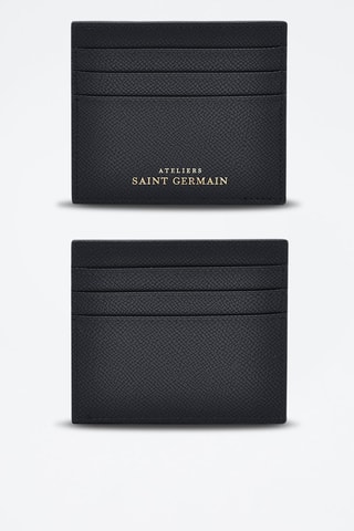 Porte-cartes en cuir vegan ASG - Noir
