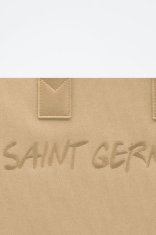 Cabas en cuir vegan Quartier Latin - Beige