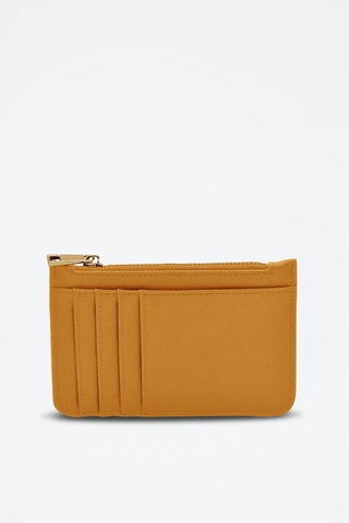 Porte-monnaie en cuir vegan ASG - Marron