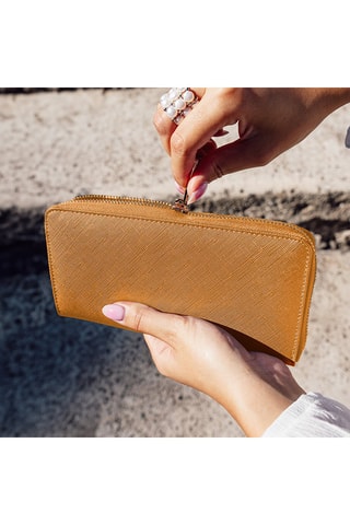 Compagnon en cuir vegan ASG - Marron