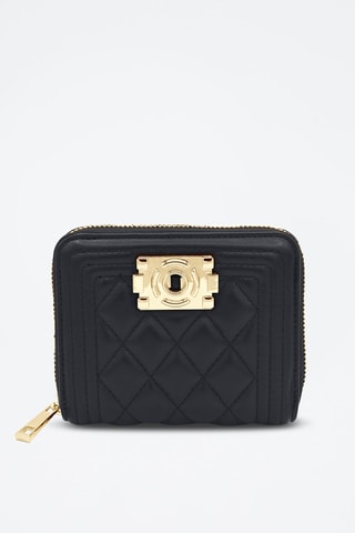 Portefeuille en cuir vegan Montaigne - Noir