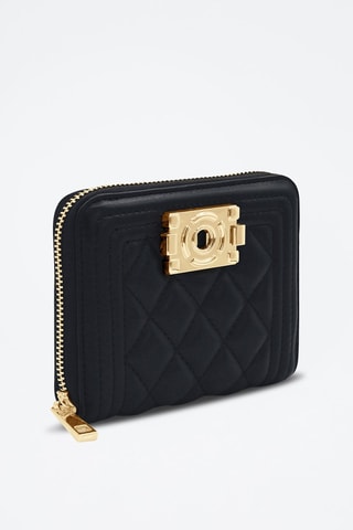 Portefeuille en cuir vegan Montaigne - Noir