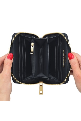 Portefeuille en cuir vegan Montaigne - Noir