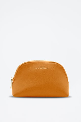 Trousse de toilette en cuir Thonon - Marron