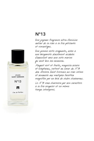 Ensemble trousse de toilette en cuir Thonon et N°13 Ateliers Saint Germain - Eau de parfum 100 ml