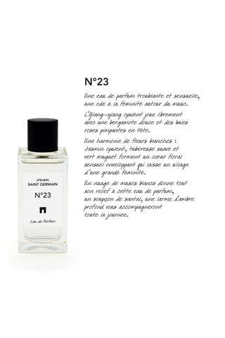 Ensemble trousse de toilette en cuir Thonon et N°23 Ateliers Saint Germain - Eau de parfum 100 ml