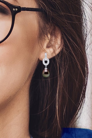 Boucles d'oreilles Argent et perles de culture