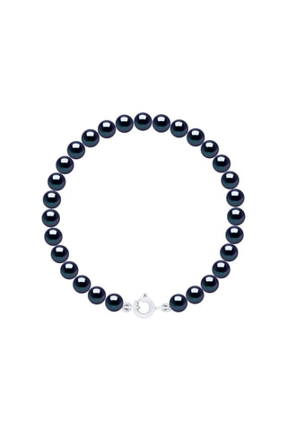 Bracelet  Or blanc et perles de culture