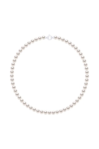Collier Or blanc et perles Akoya japonaises