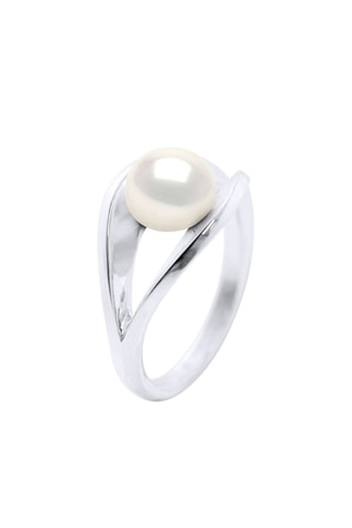 Bague Argent et perle de culture d'eau douce