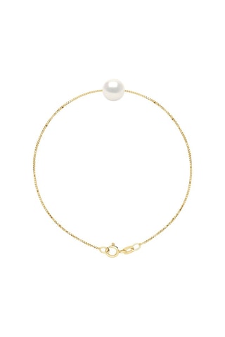 Bracelet Or jaune et perle de culture