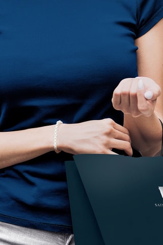 Bracelet  Or jaune et perles de culture