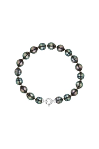 Bracelet Or blanc et perles de culture