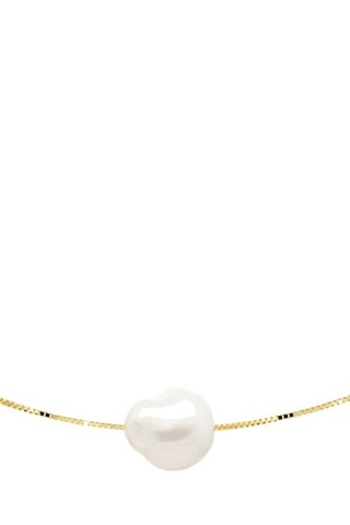 Collier Or jaune et perle de culture d'eau douce