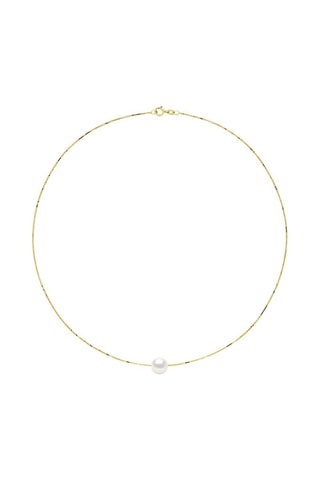 Collier Or jaune et perle de culture d'eau douce