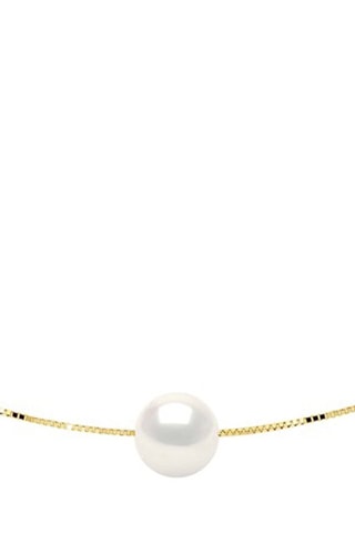 Collier Or jaune et perle de culture d'eau douce