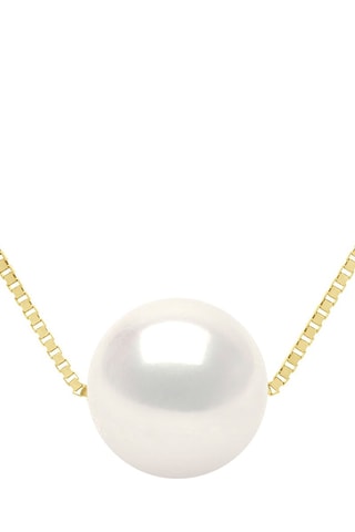 Collier Or jaune et perle de culture d'eau douce