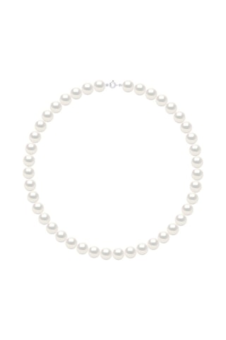 Collier Or blanc et perles de culture d'eau douce