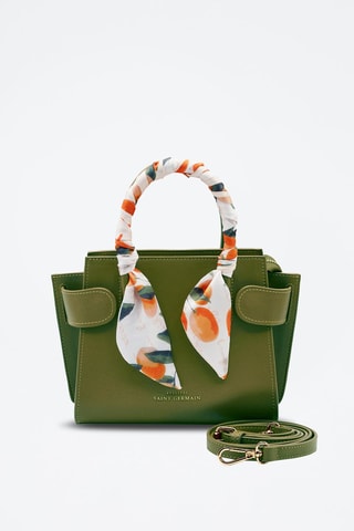 Sac à main en cuir vegan Passy - Vert