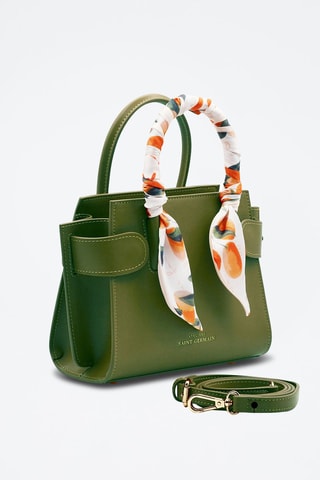 Sac à main en cuir vegan Passy - Vert