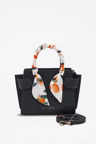 Sac à main en cuir vegan Passy - Noir