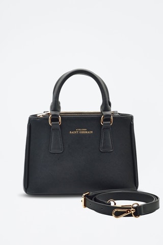 Sac à main en cuir vegan Neuilly - Noir