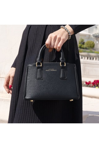 Sac à main en cuir vegan Neuilly - Noir