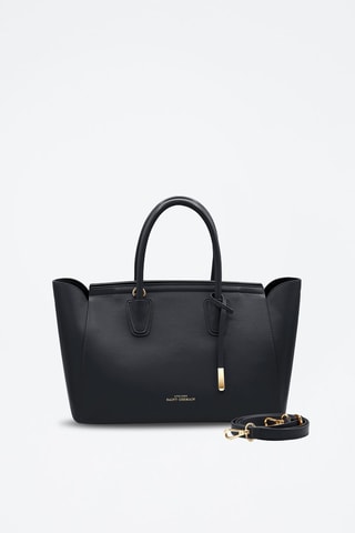 Sac cabas en cuir - Noir