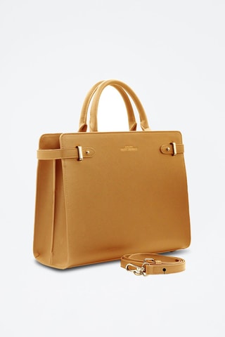 Sac à main en cuir vegan Orsay - Marron