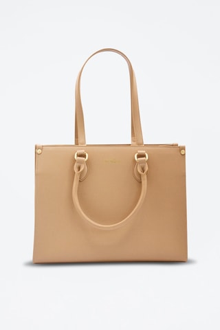 Sac à main en cuir vegan Cabourg - Beige