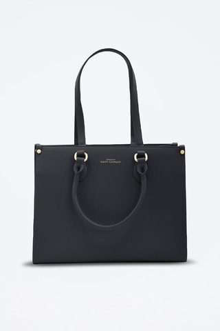 Sac à main en cuir vegan Cabourg - Noir