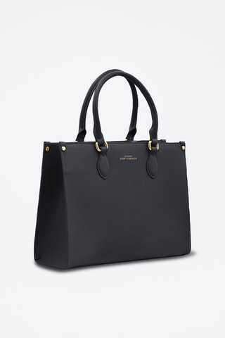 Sac à main en cuir vegan Cabourg - Noir