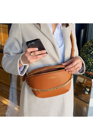 Sac banane en cuir - Marron