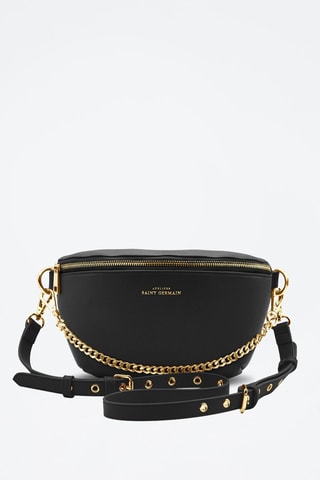 Sac banane en cuir - Noir